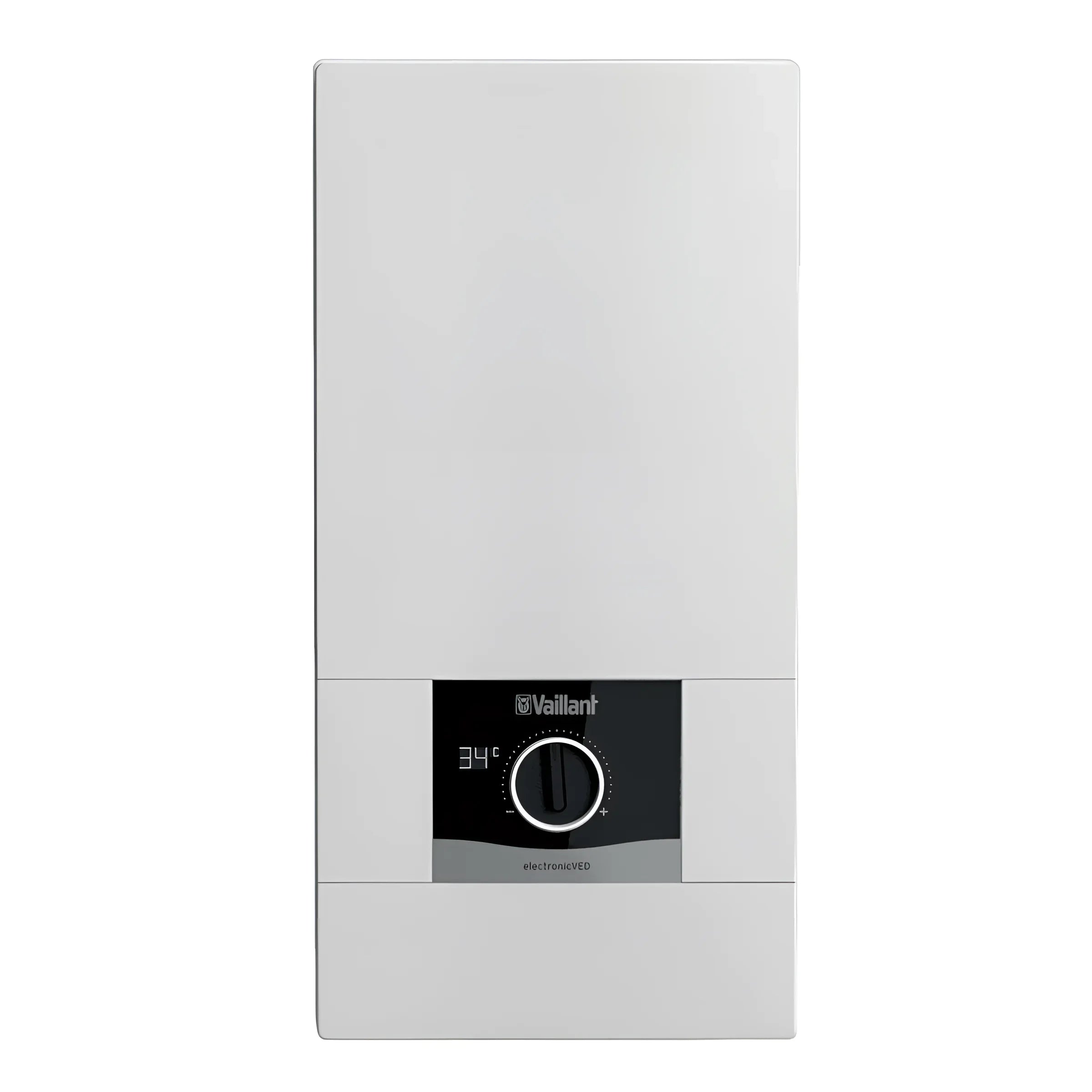 Weiße Vaillant Durchlauferhitzer elektronisch gesteuert 400V 50Hz für effiziente Warmwasserbereitung