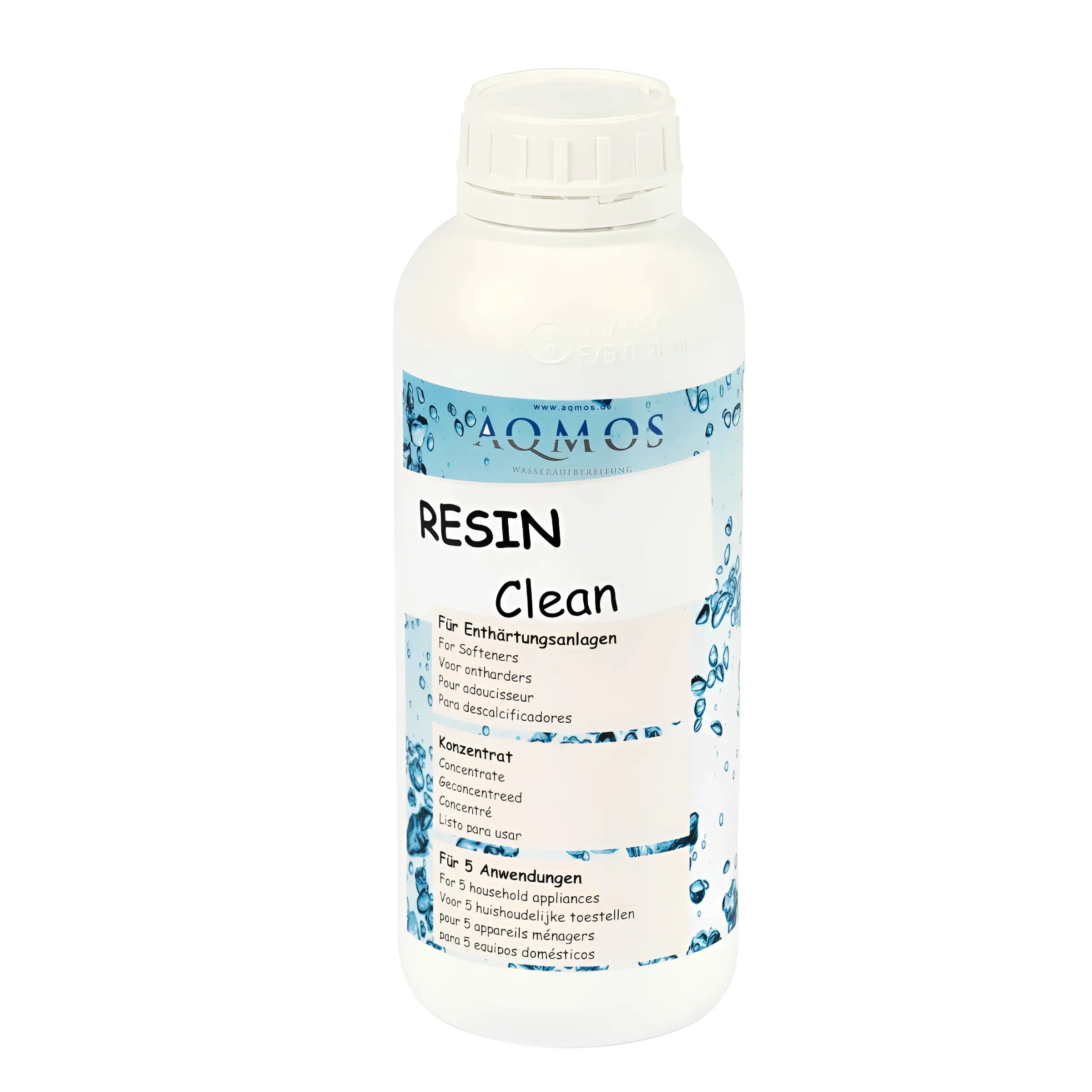 Weiße Flasche mit Resin Clean für leistungsstarken Ionenaustauscher in Boilers