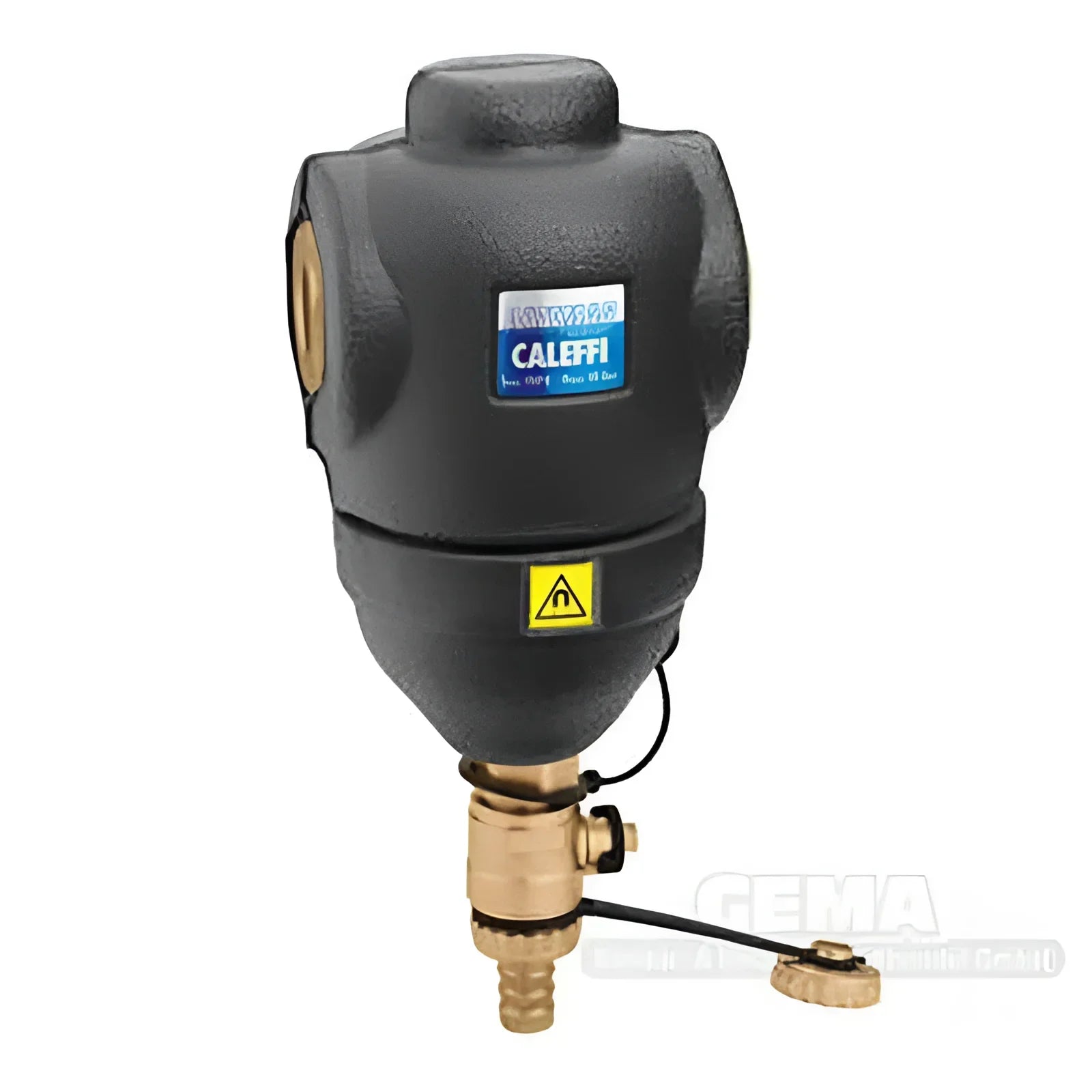 Black and brass Caleffi DIRTmag CW617N material Schlemmabscheider Wasserfilter