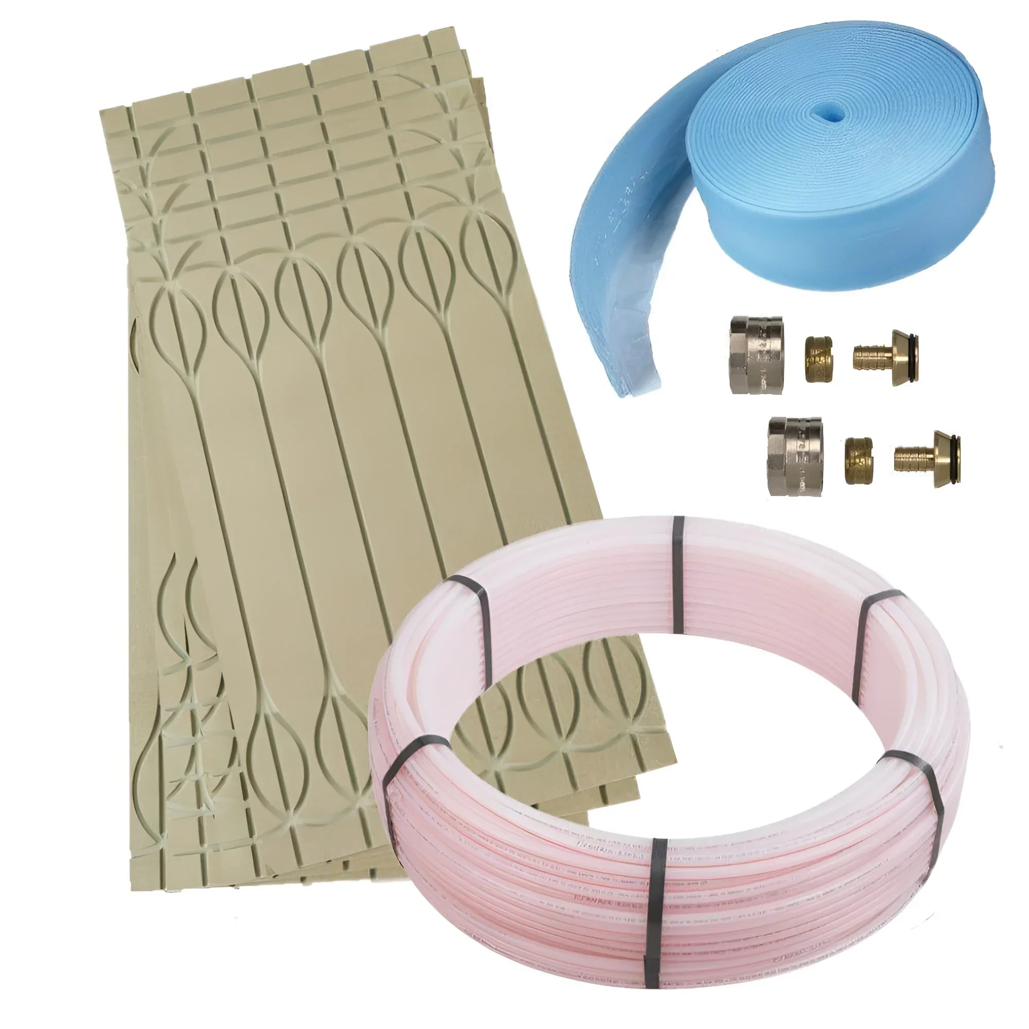 Drip Irrigation Kit für Öko Floor Flächenheizsystem Komplett Set 20,0m², ideal als Boiler-Zubehör