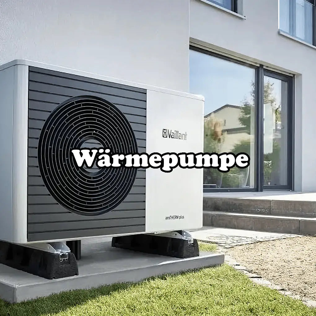 Außeneinheit einer Wärmepumpe für erneuerbare Energien und boilers Verwendung stehen