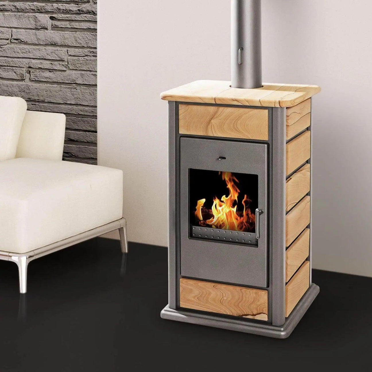 wasserführende Kaminöfen.