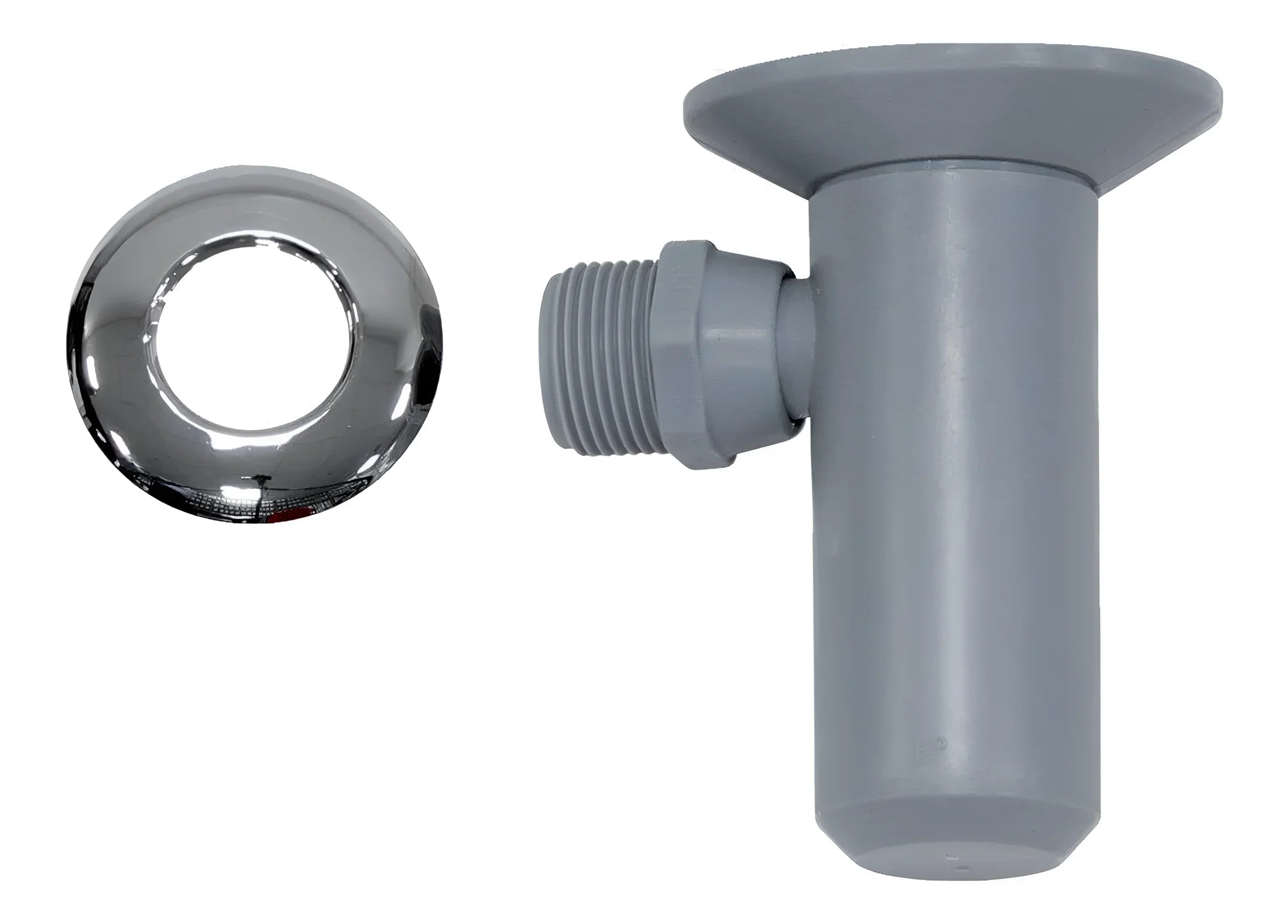 Plumbing fixture mit chromem Scutcheon unistor exclusive vih für Ablauftrichter mit Siphon