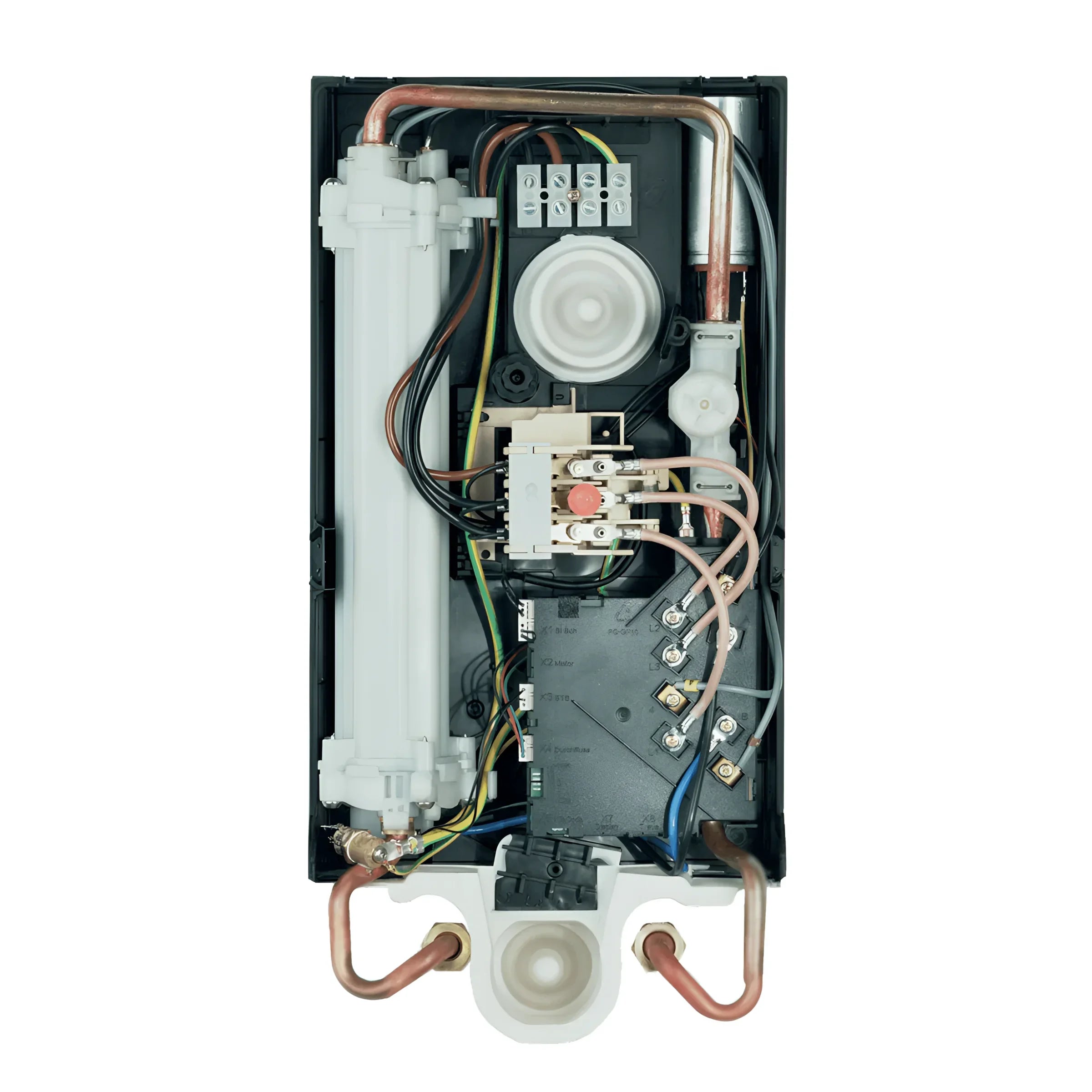 Innere Komponenten des Vaillant Durchlauferhitzer electronic VED, elektronisch gesteuert 400V 50Hz