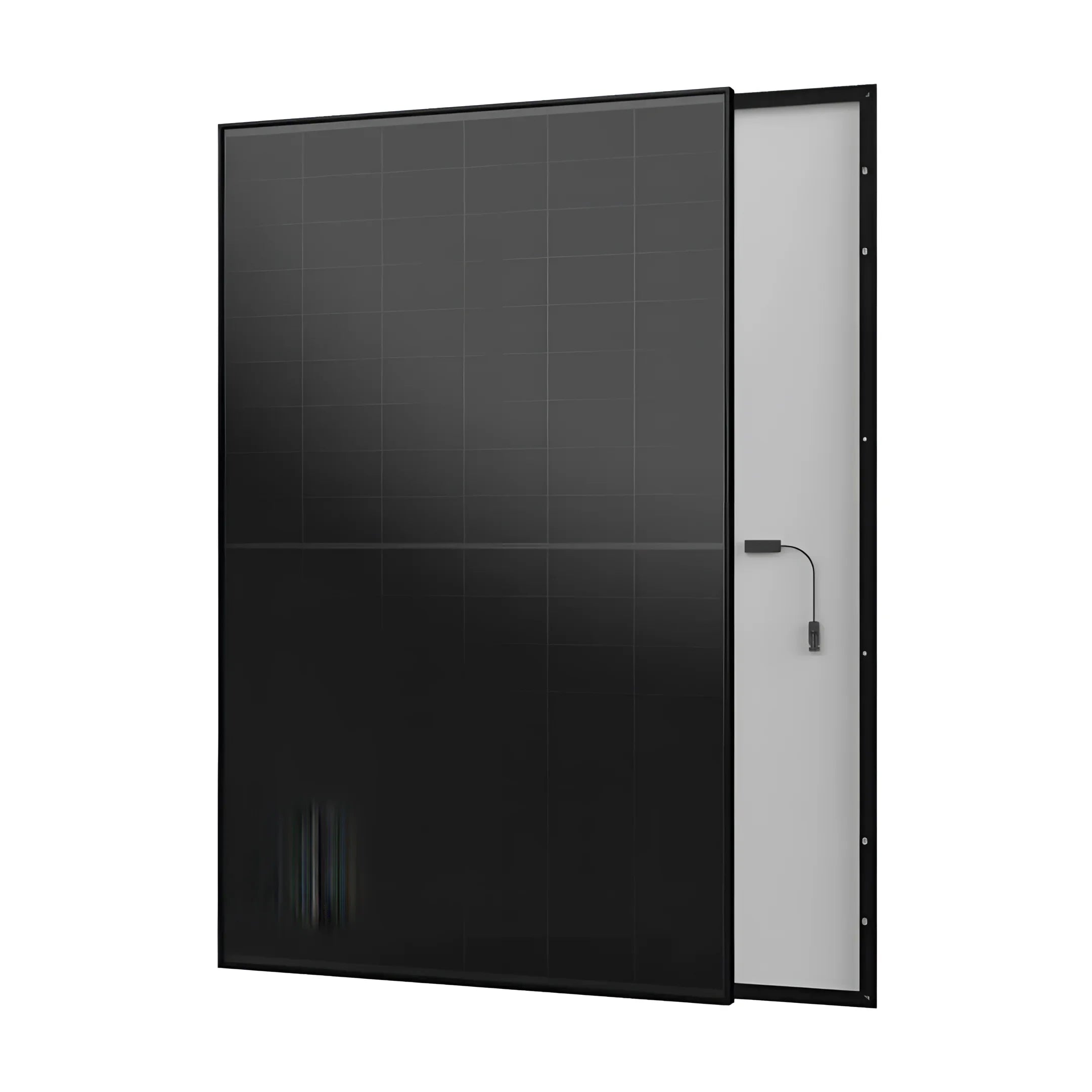 Schwarzes Solarpanel mit hms-1600-4t Microinverter für 1780Wp Balkonkraftwerk plus Speicher