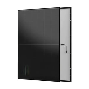 Schwarzes Solarpanel mit hms-1600-4t Microinverter für 1780Wp Balkonkraftwerk plus Speicher