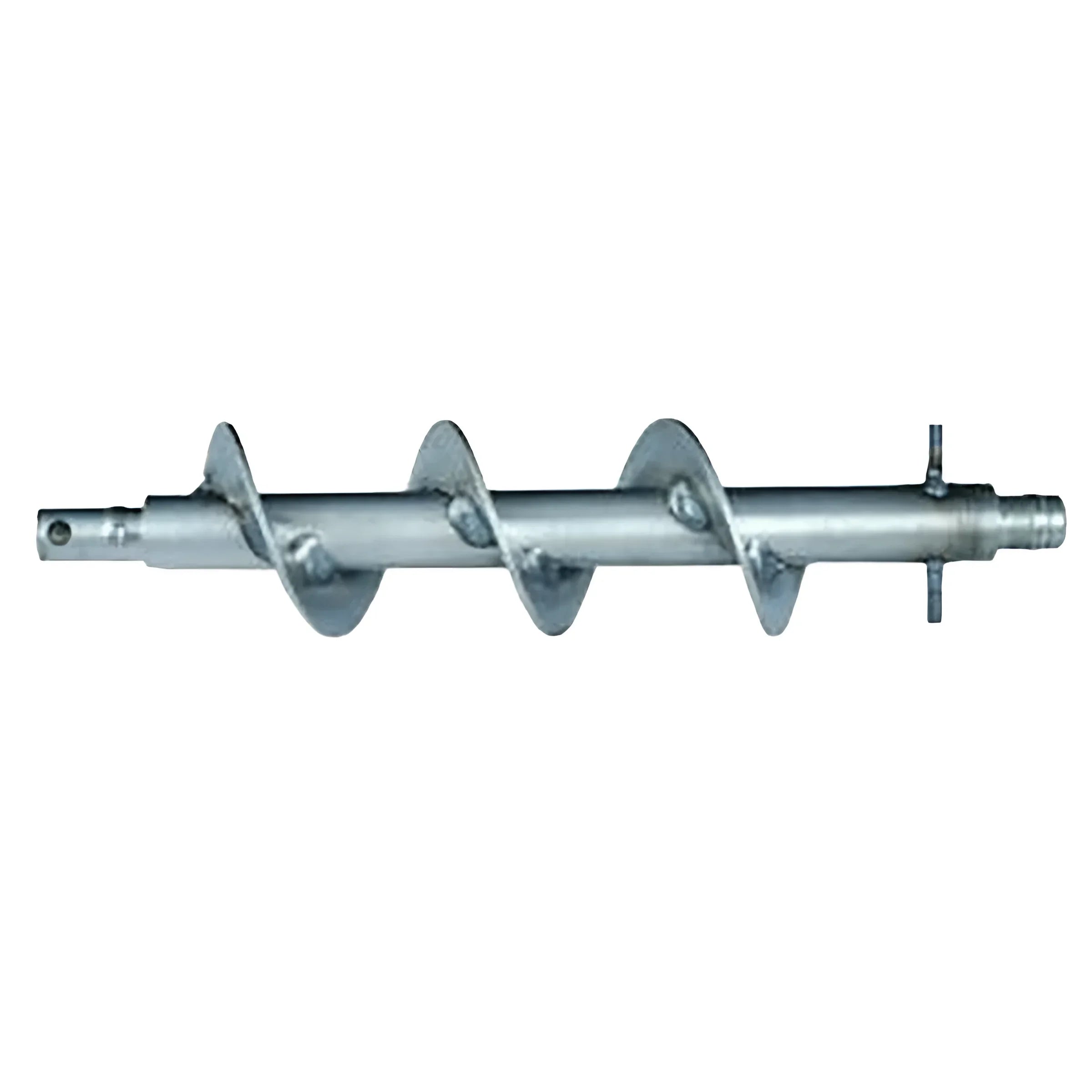 Metallische Förderschnecke mit Spiralblättern für Pelletkessel Thermoflux Pelling Eco