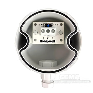 Runder weiße elektrische Anschlussdose für Außentemperaturfühler SO10079U, kompatibel mit Viadrus K4 Gasthermen und Honeywell Außenfü