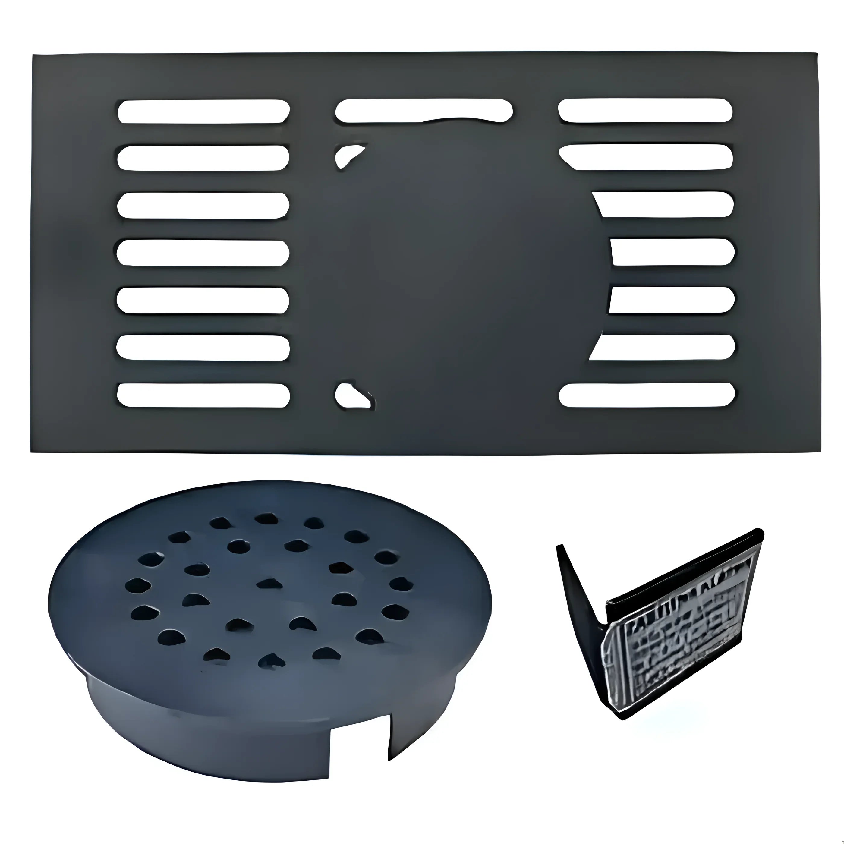 Schwarzer Metall-Abflussdeckel für Thermoflux Pelling mit einfacher Bedienung und Liter Pufferspeicher