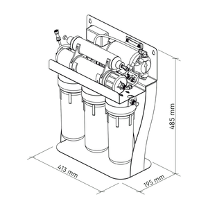 Umkehrosmoseanlage Pure Aquacalcium - Wasserfilter