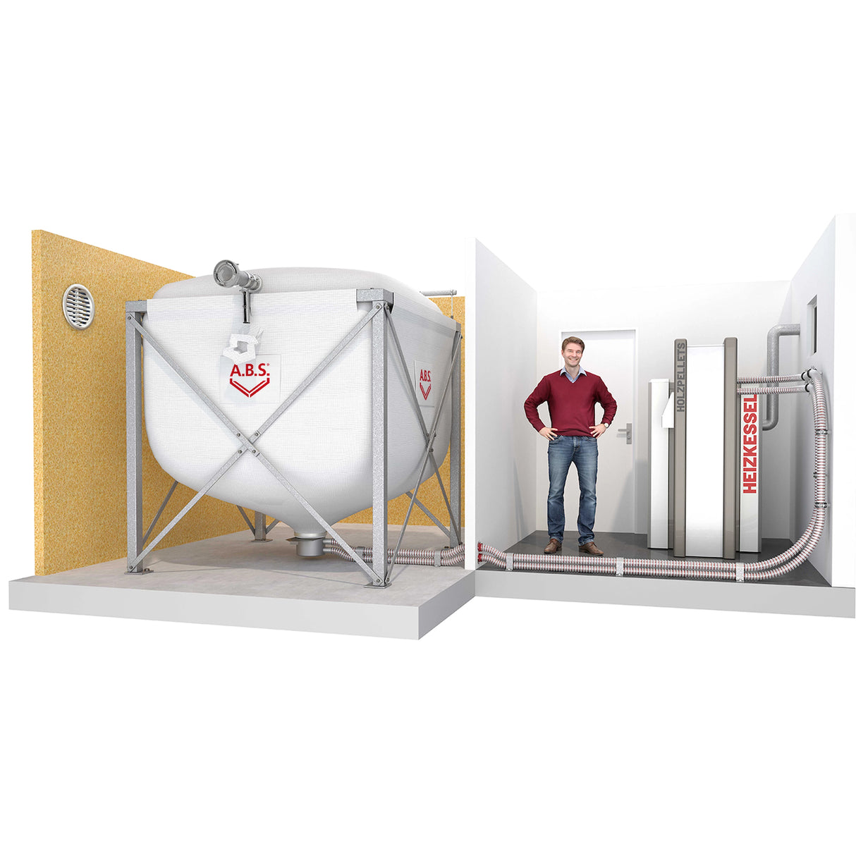 A.B.S. Flexilo Siloz standard pentru peleți