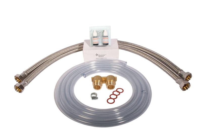 Impianto addolcitore d'acqua Aqmos R2D2-48 con kit di collegamento 1 pollice