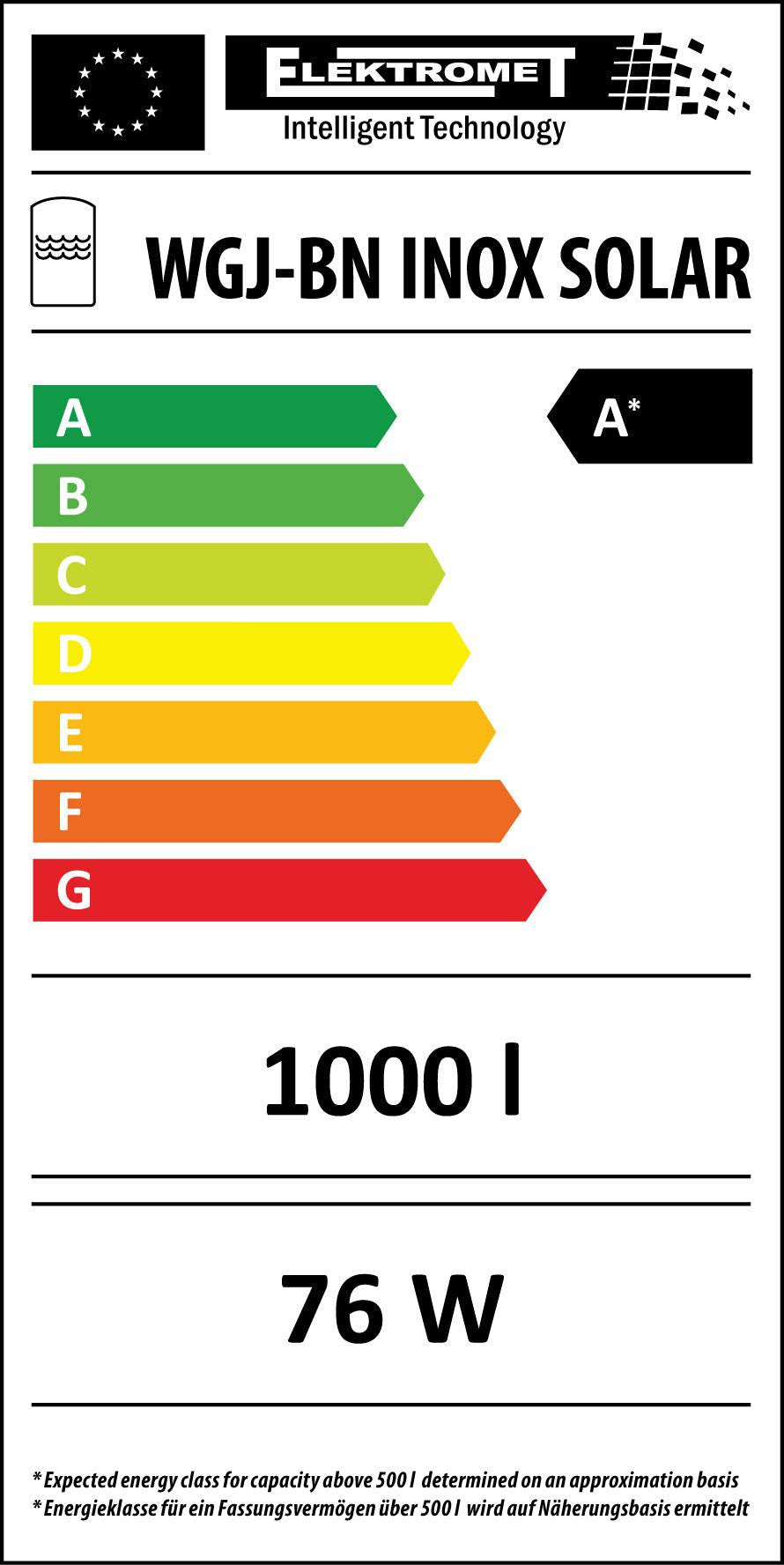 Réservoir de stockage d'hygiène avec registre solaire & Isolation A