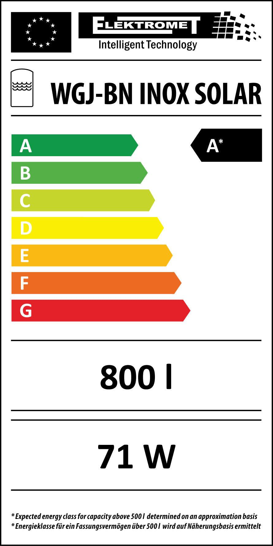 Réservoir de stockage d'hygiène avec registre solaire & Isolation A