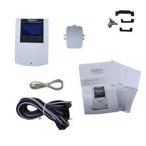 TECH EU-i-1 regulator miješajućeg ventila 3/4-putni - krivulja grijanja i zaštita povrata