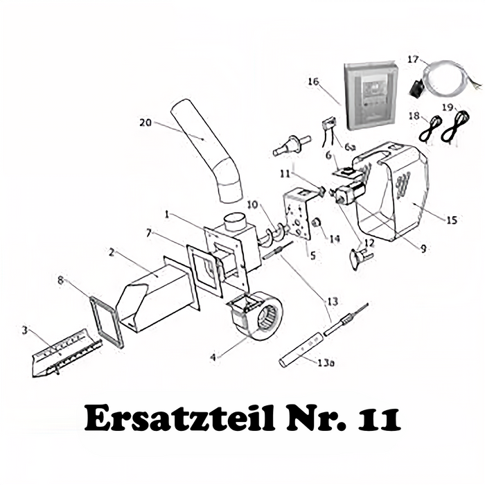 Sensore di fiamma per bruciatori a pellet Ecofire E+ ed ES+