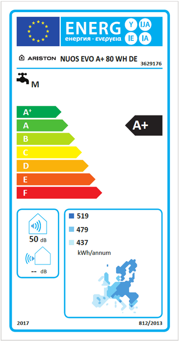 Scaldabagno a pompa di calore Ariston Nuos Primo 100 --adatto a impianti fotovoltaici--