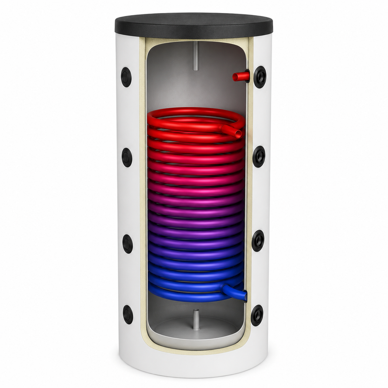 Energia - Memoria tampone con 1 scambiatore di calore