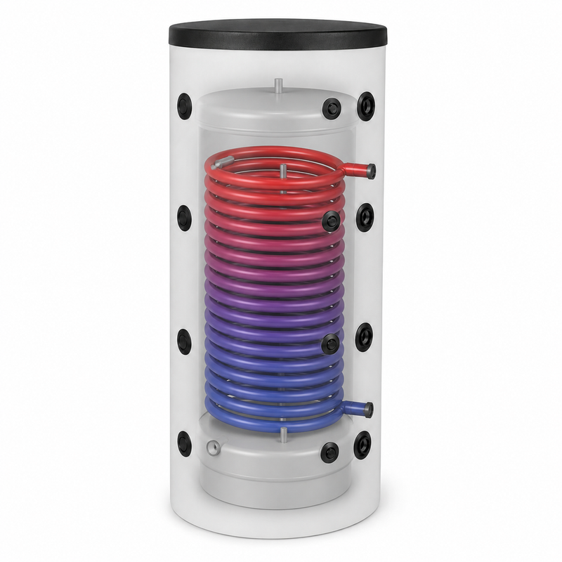 Energia - Memoria tampone con 1 scambiatore di calore