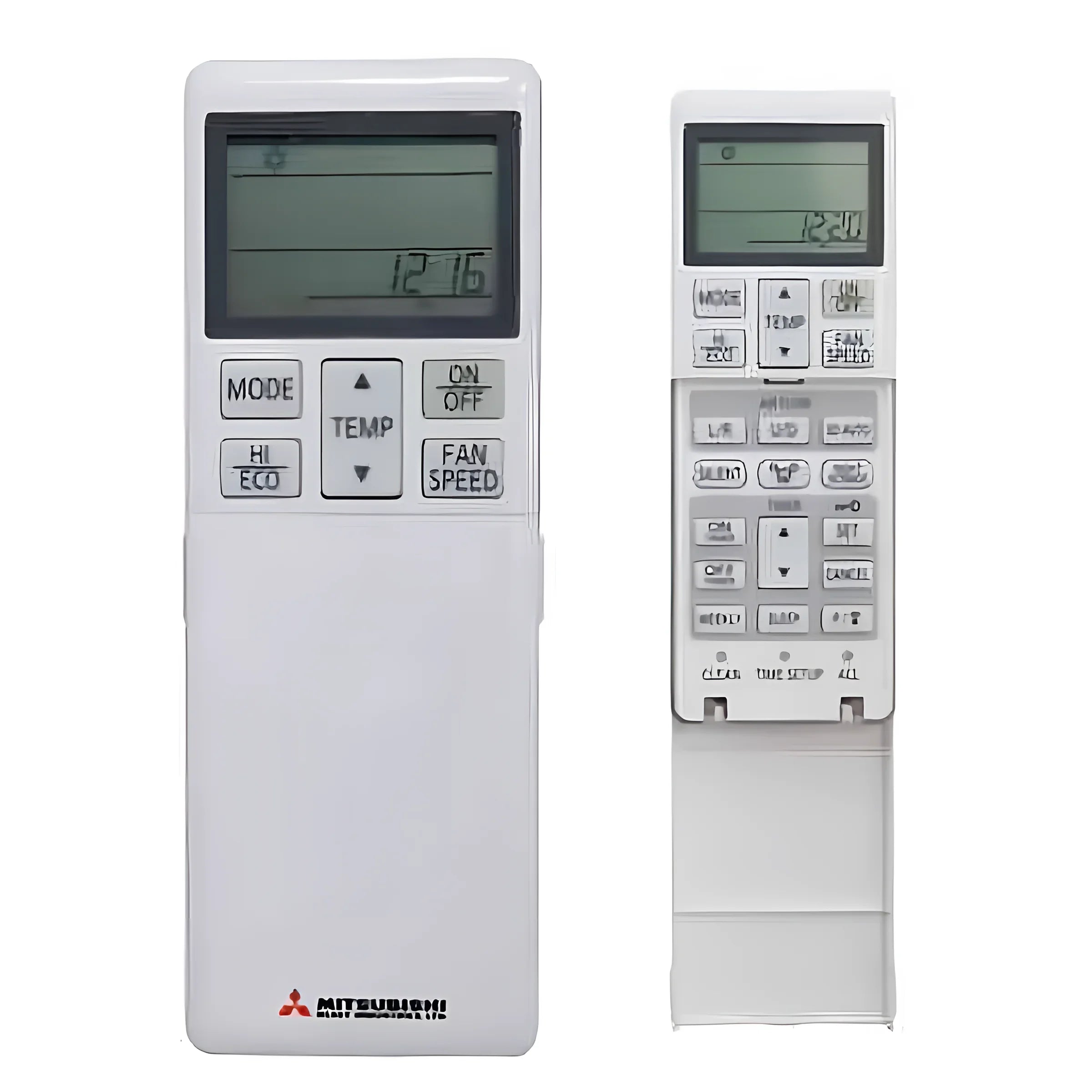 Mitsubishi Klimaanlage Fernbedienung ❄️ mit Display und Tasten für Temperatur & Modus-Einstellung. Ideal für Ihr Raumklima.