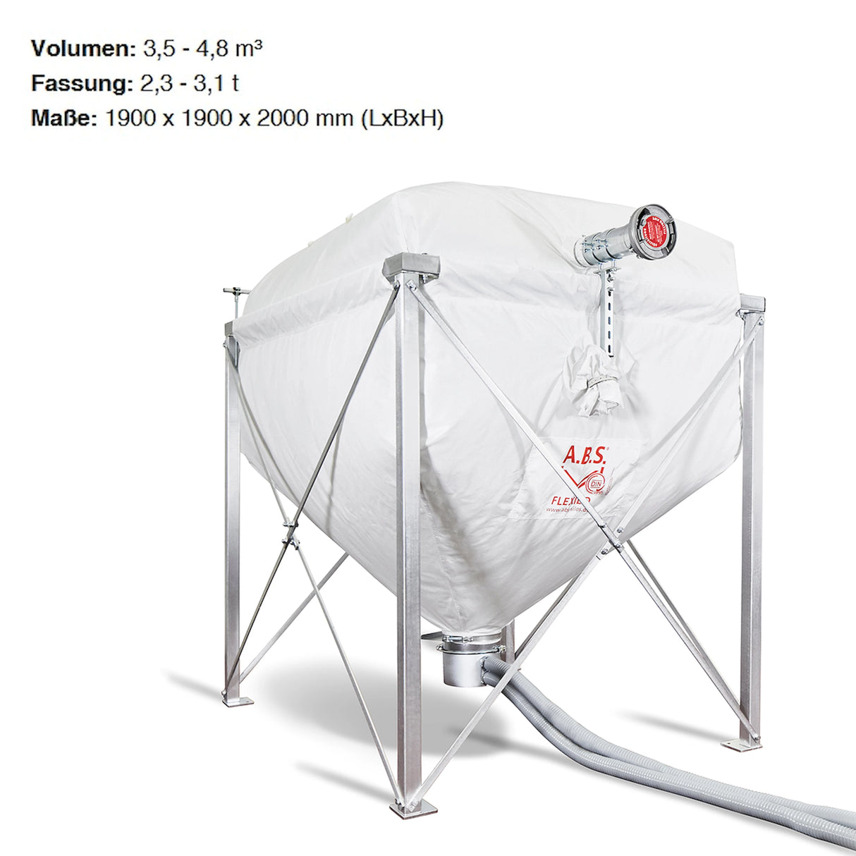 Effiziente Pelletsilo-Lösung zur sicheren und platzsparenden Pelletlagerung im industriellen Bereich