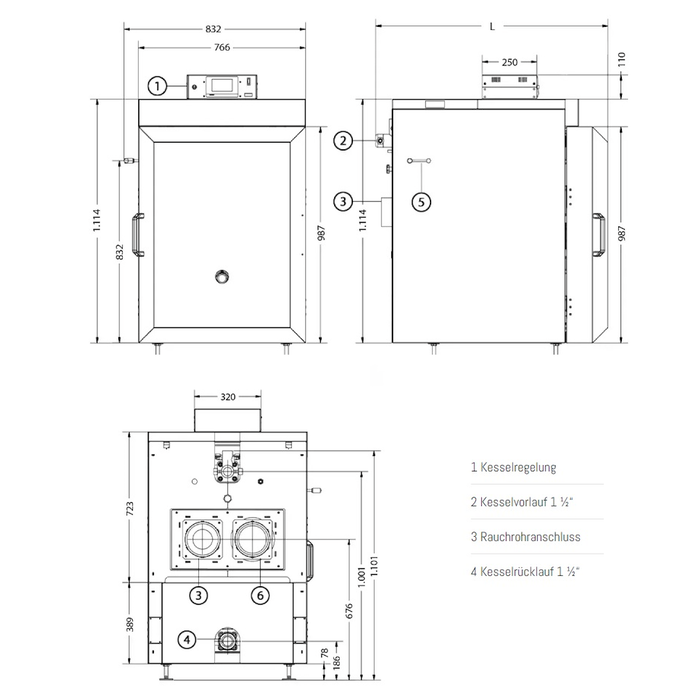 Caldaia a gasificazione del legno IBC GK 7 eco