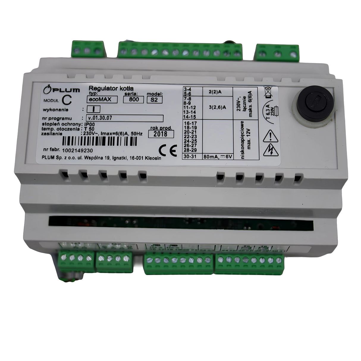 Udvidelsesmodul C til GEMA -kontrol