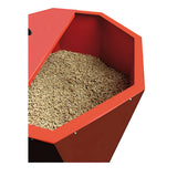 Atmos Pelletsilo mit kompakter Bauweise für effiziente Pelletlagerung.