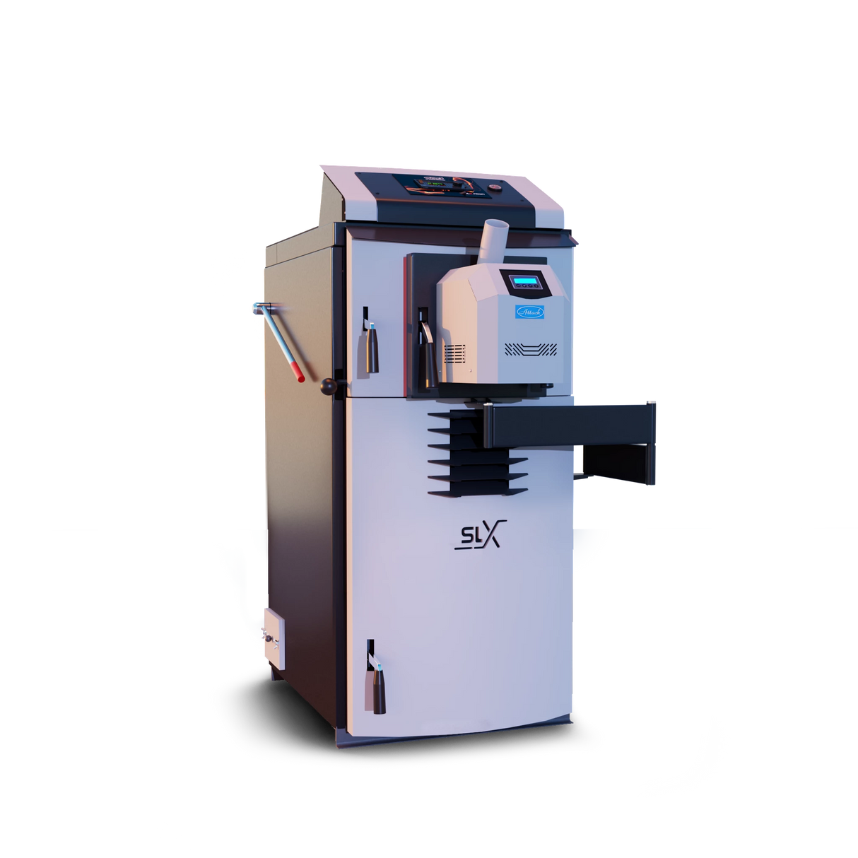 Kombineeritud katel Attack SLX 20 kW – puit ja pellet – tõhus & mitmekülgne