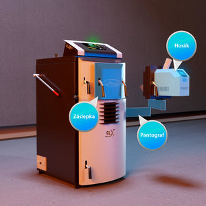 Kombineeritud katel Attack SLX 20 kW – puit ja pellet – tõhus & mitmekülgne