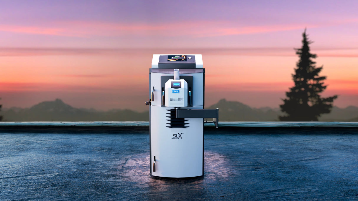 Kombineeritud katel Attack SLX 20 kW – puit ja pellet – tõhus & mitmekülgne