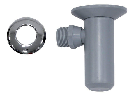 Ablauftrichter mit Siphon und verchromter Rosette für Vaillant Geräte - GEMA Shop