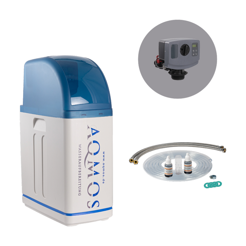 Aqmos Addolcitore d'Acqua Aqmos R2D2-32 con Kit di Collegamento 1 Pollice