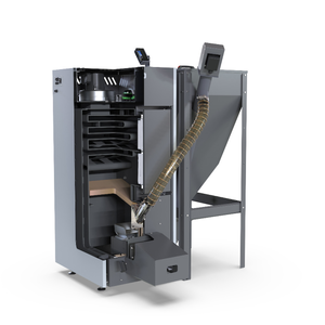 Pelletkessel NEXTPELL+ 16 kW von Defro mit automatischer Pelletfeuerung und effizienter Heiztechnik