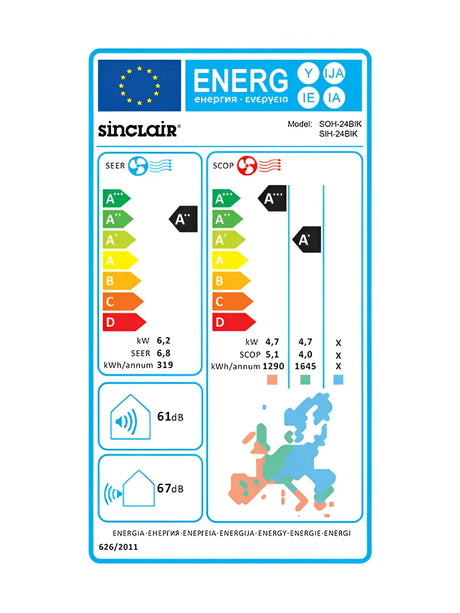 Keyon Split-Klimaanlage YAA1FB6 mit Frostschutz Funktion.