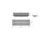 Bio - Ethanol - Kamin INSERT 1000 Einbaukamin aus Stahl - GEMA Shop