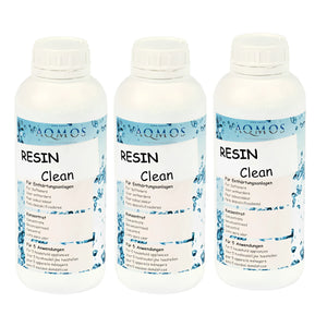 Drei Flaschen Resin Cleaner für leistungsstarken Ionenaustauscher