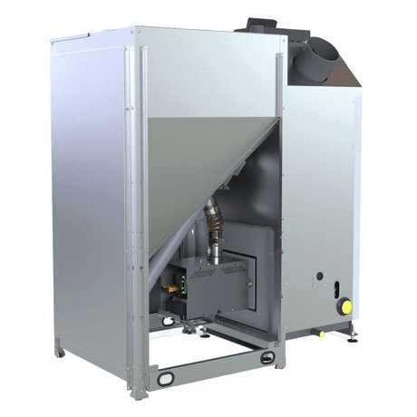 Defro Komfort Ekopell 25 kW mit Scheitholzfunktion - GEMA Shop