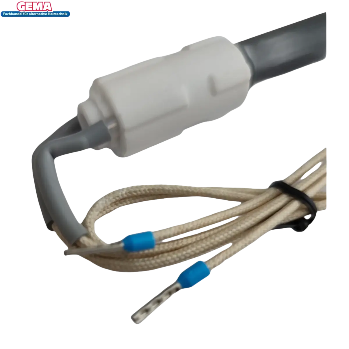 Igniter mit isolierten Drähten und blauen Steckern für Elektromet Keramikzünder