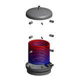 Komplettpaket Attack SLX Kombi20 mit Pufferspeicher für moderne Heiztechnik.