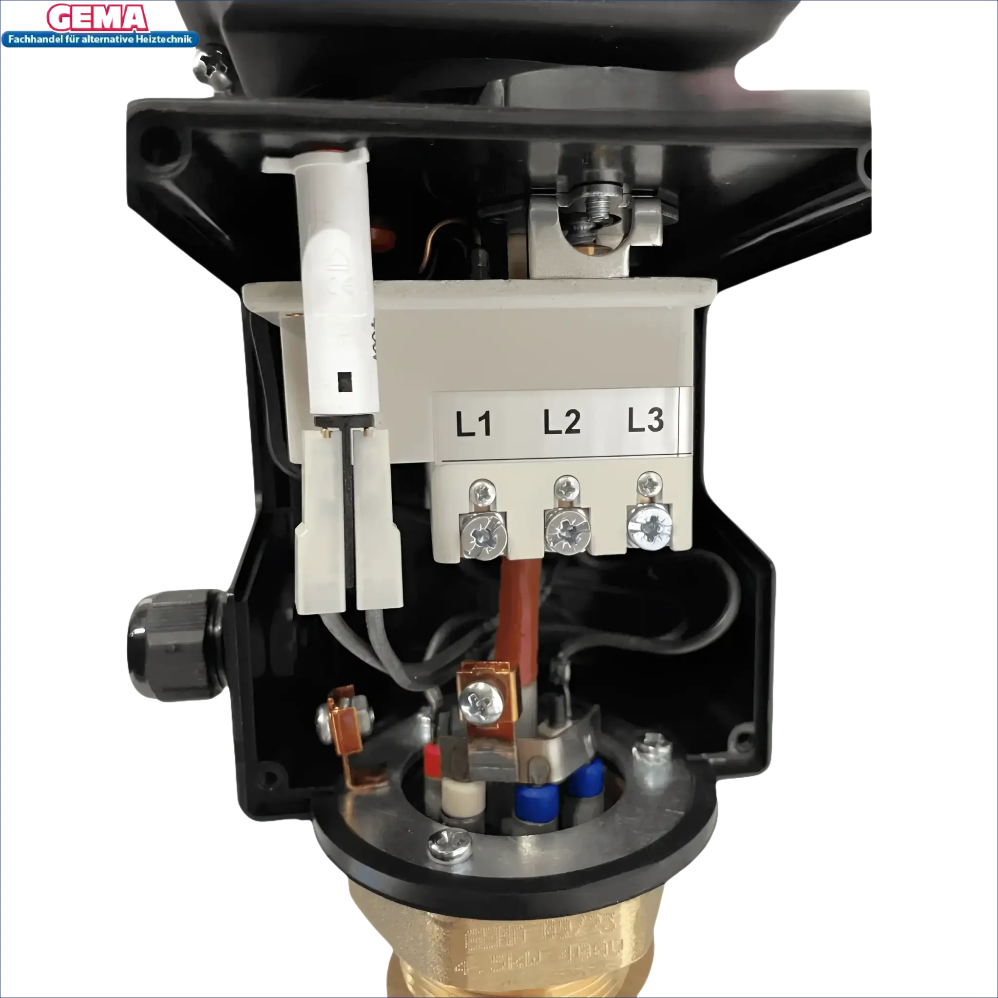 Elektrische Anschlussdose für Heizstab Heizpatrone 7,5 kW AG 1 ½“ Notheizung