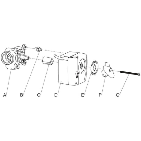 LK 950 Stellmotor 230 Volt Mischerantrieb mit 3 - Punkt SPDT - GEMA Shop