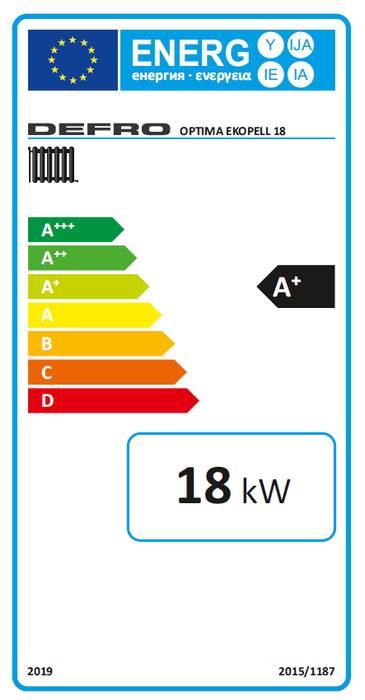 Pelletkessel Defro Optima Ekopell 18 kW (förderfähig) - GEMA Shop