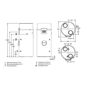 Remeha Warmwasser - Wärmepumpe Azorra Ace 200 Liter 2,4 kW - GEMA Shop