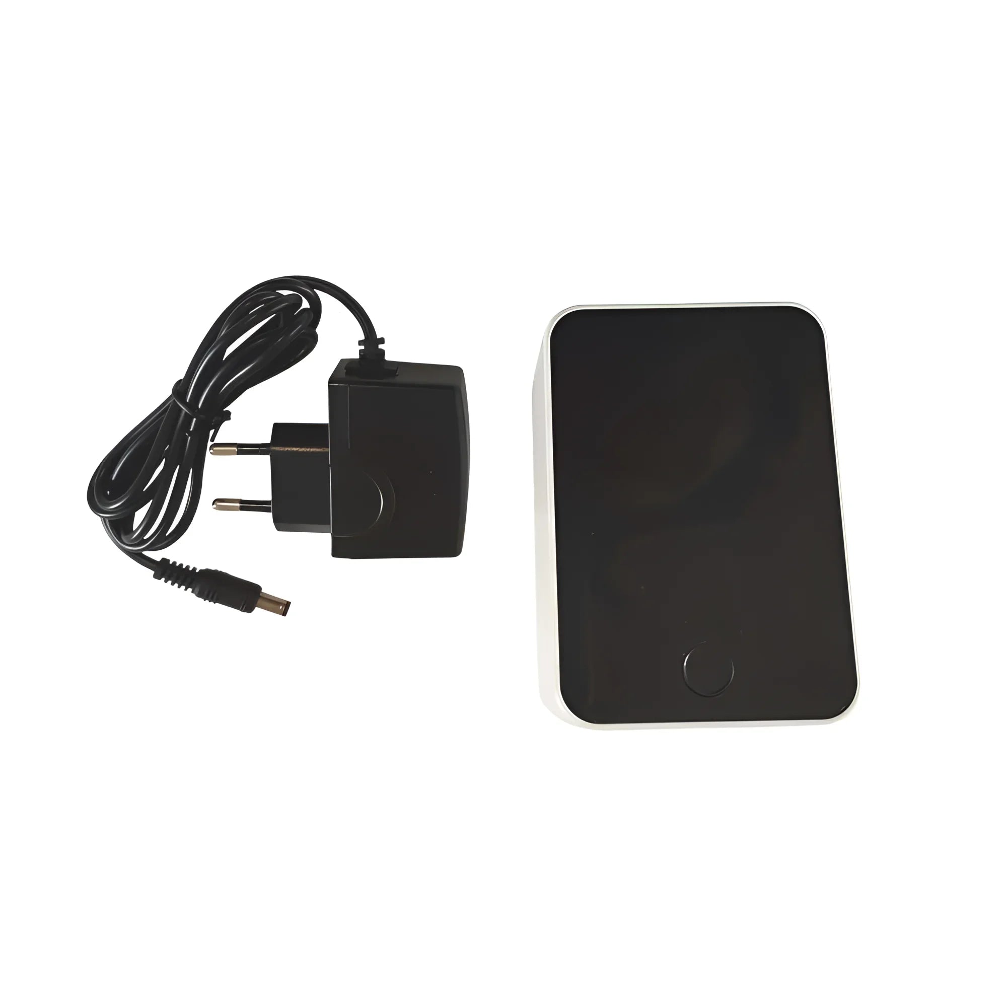 Schwarzes elektronisches Gerät mit Netzadapter für rückspülfilter automatischen mit Druckminderer