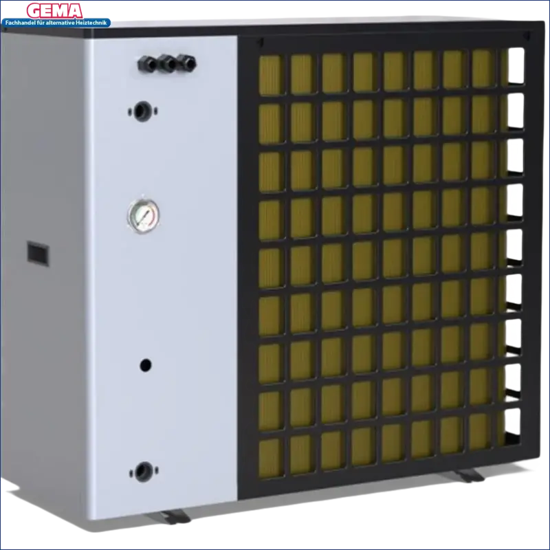 Industrie-Wärmepumpeneinheit Set DEHER Wärmepumpe Airterm 8 kW+