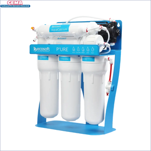 Ecosoft P’URE Wasserfiltrationssystem für umkehrosmoseanlage pure aquacalcium mit selbstständigem Metallgestell für wohlschmeckendes