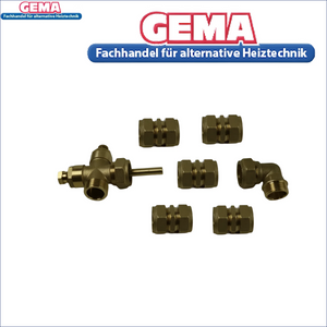 Brass radiator valve und fittings für Sunex Kollektoren einfache Installation geeignet