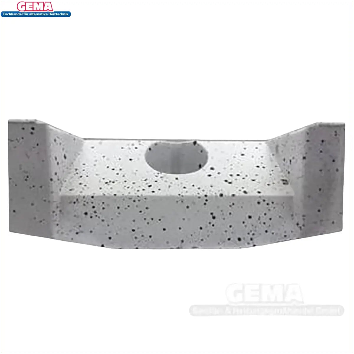 Speckled gray Viadrus U32 Schamottstein mit Mittelbohrung für U32 Heizkessel