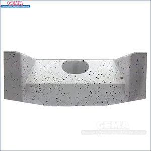 Speckled gray Viadrus U32 Schamottstein mit Mittelbohrung für U32 Heizkessel